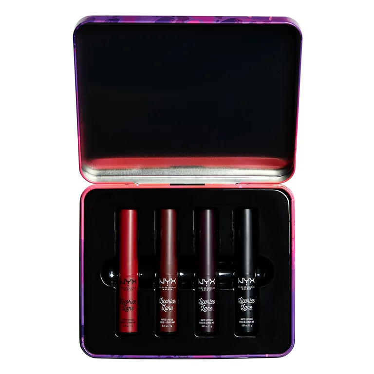 NYX | Licorice Lane 4 Suede Matte Lip Set