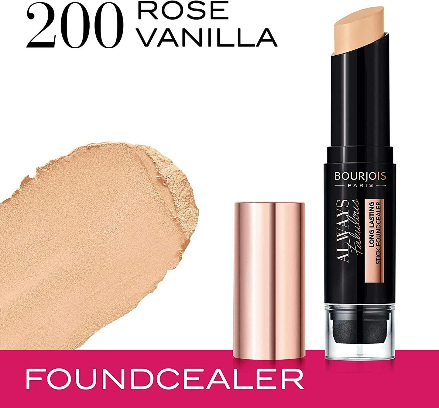 The Bourjois Long-Lasting Stick Foundcealer foundation and concealer stick will give you all this! The combination of the best in concealer and foundation – perfect coverage of imperfections and intense pigmentation. The light, velvety formula blends perfectly with the skin, and the matte effect lasts all day. Look stunning all day with Bourjois!