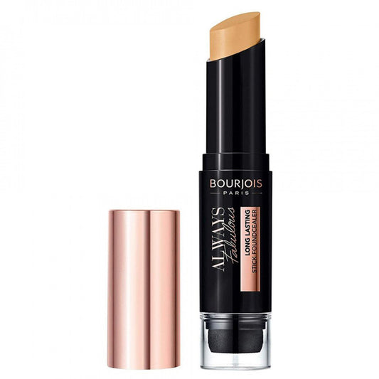 The Bourjois Long-Lasting Stick Foundcealer foundation and concealer stick will give you all this! The combination of the best in concealer and foundation – perfect coverage of imperfections and intense pigmentation. The light, velvety formula blends perfectly with the skin, and the matte effect lasts all day. Look stunning all day with Bourjois!