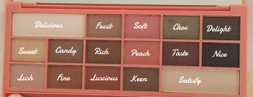 Life can be as peachy as you make it with our new I Heart Chocolate and Peaches Palette. With 16 sweet and juicy shimmer and matte shades this new eyeshadow palette is definitely a necessity for this seasons looks. Delicious and scrumptious nudes to dark's to vary your look complete with a full size mirror and a brush for on the go.